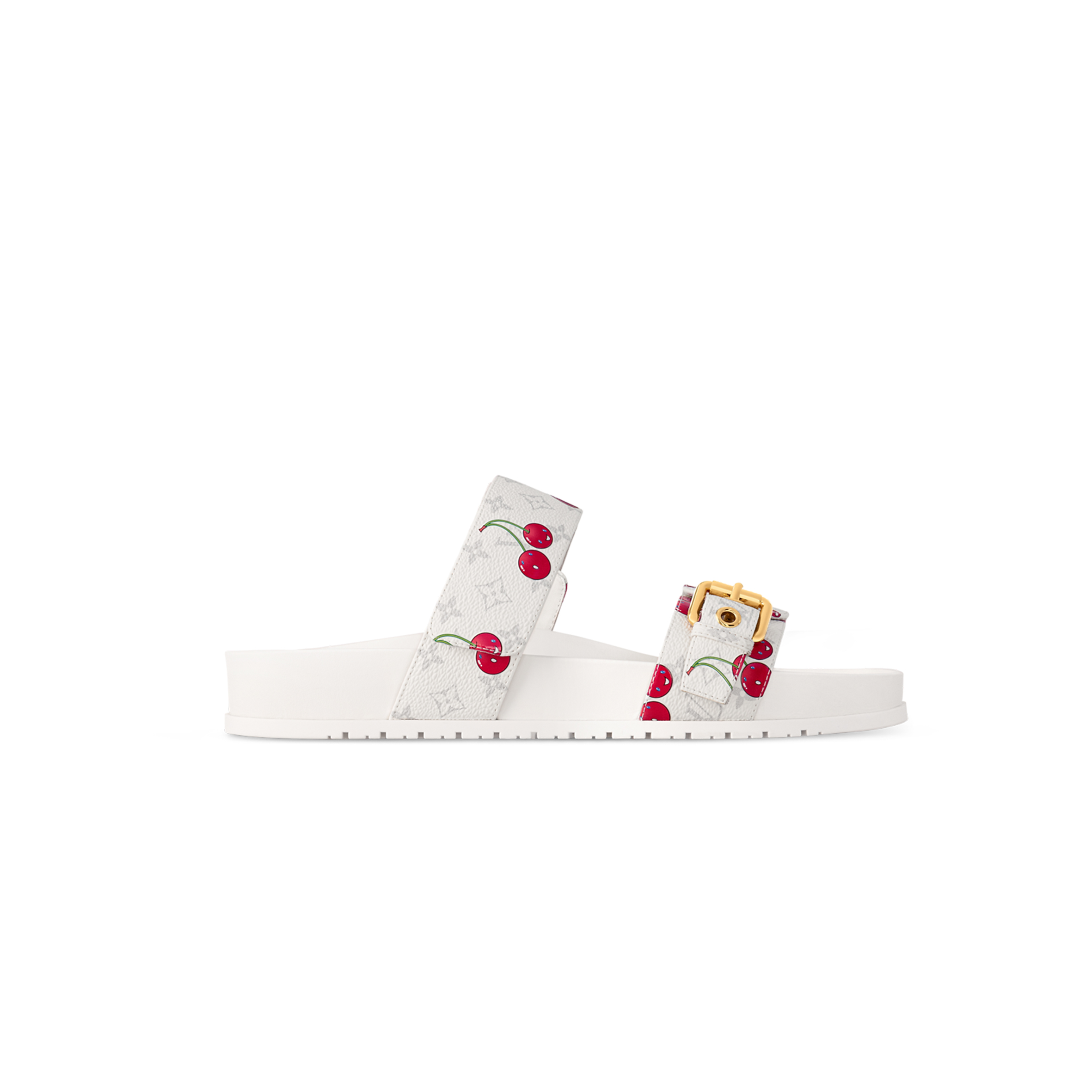 LOUIS VUITTON MURAKAMI LV X TM MURAKAMI BOM DIA FLAT COMFORT SANDALS 1AHLZA